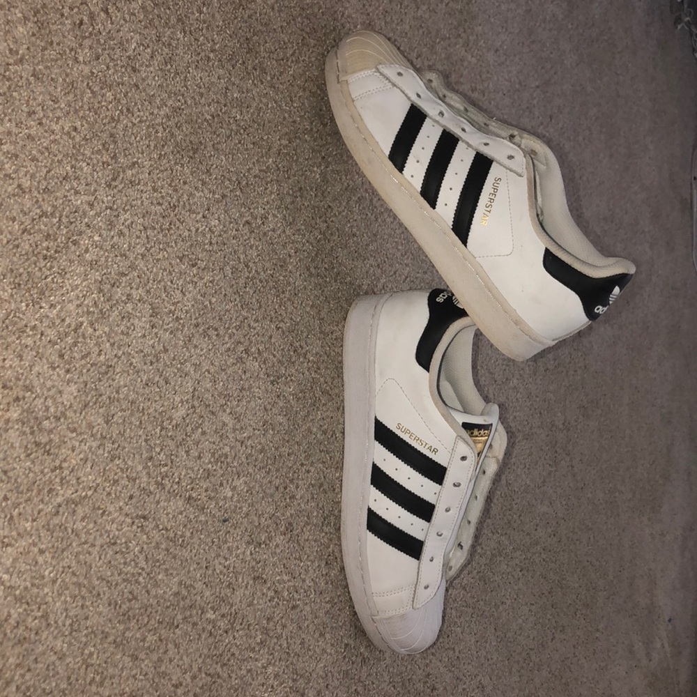 adidas superstar tennis shoes, worn twice